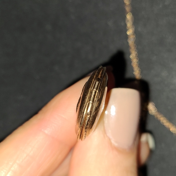 Russian vintage gold shamrock flower pendant with a necklace - Picture 9 of 11